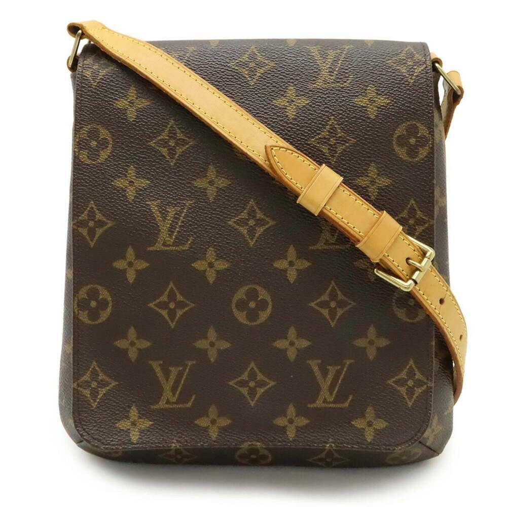 LOUIS VUITTON Authentic Black Monogram Shoulder Bag
